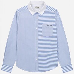 Lanvin boys striped long sleeve shirt